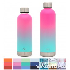 Simple Modern 25oz Bolt Water Bottle - Stainless Steel Hydro Swell Flask - Double Wall Vacuum Insulated Reusable Pink Small Kids Coffee Tumbler Leakproof Thermos - Blush 569664207